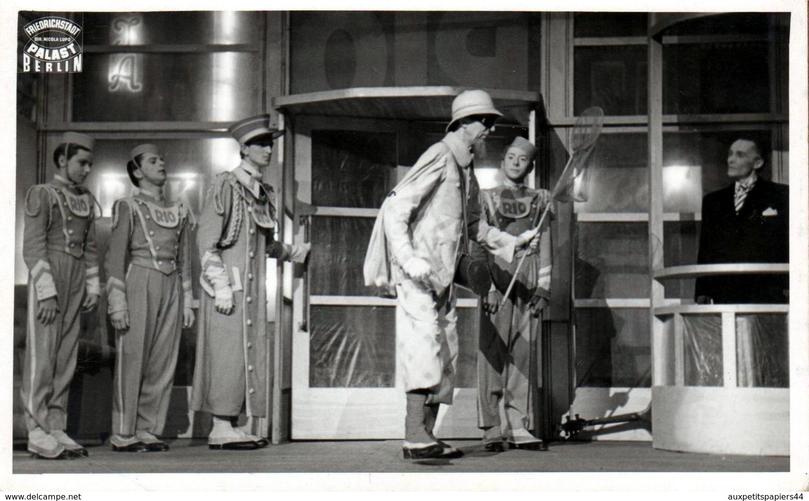 Lot De 6 Photos Originales Friedrichstadt Dir. Nicola Lupo - Palast Berlin Vers 1950/60 Par Walter Weitzer - Hotel Rio - Objets