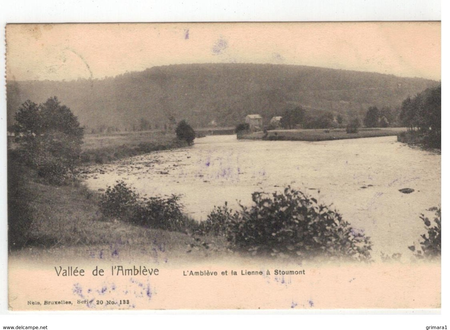 Stoumont  Vallée De L'Amblève   L'Amblève Et La Lienne à Stoumont 1912 - Stoumont