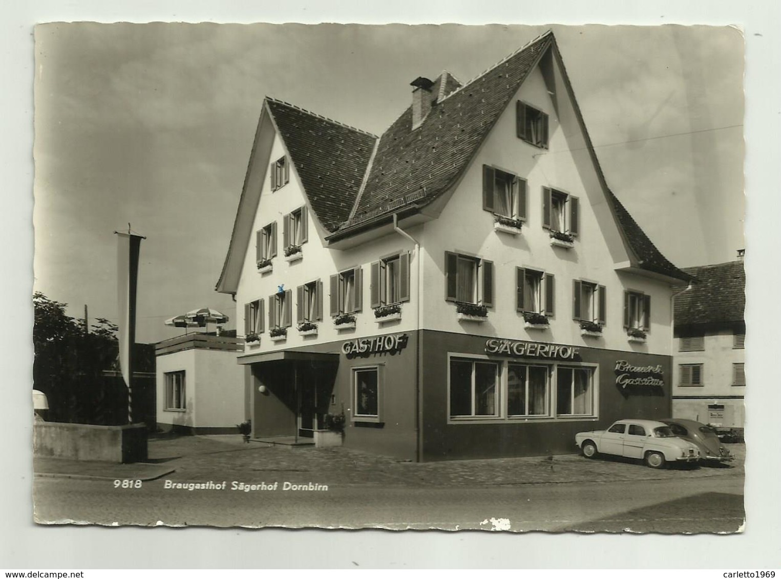 BRAUGASTHOF SAGERHOF DORNBIRN 1961 VIAGGIATA FG - Dornbirn