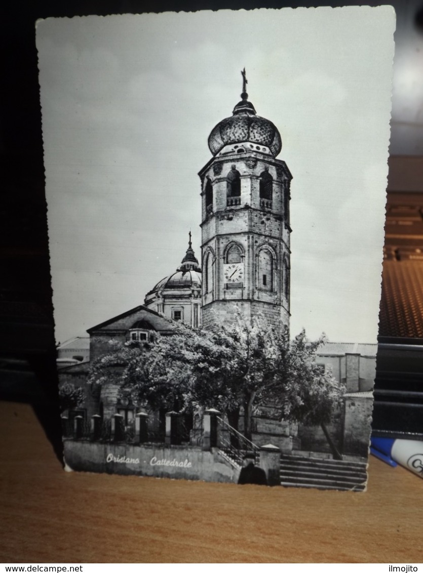 CARTOLINA ORISTANO CATTEDRALE FORMATO GRANDE - Oristano