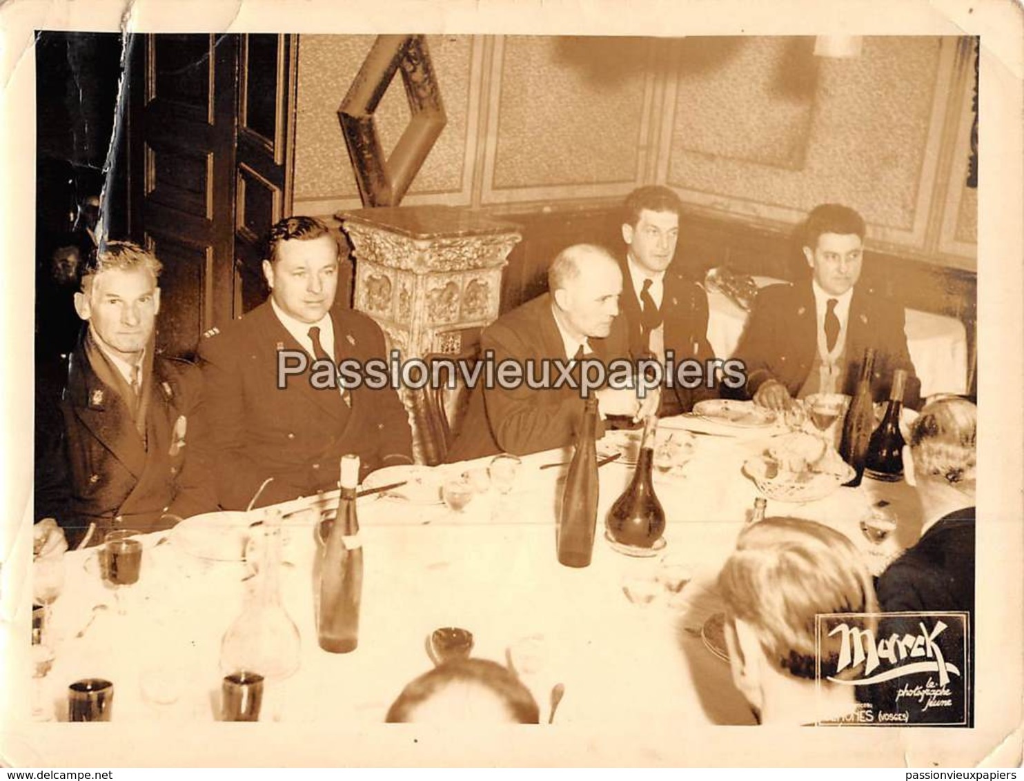 PHOTO  SENONES REPAS MILITAIRES Et CIVILS  (MARCK Le Photographe Jeune) - Senones