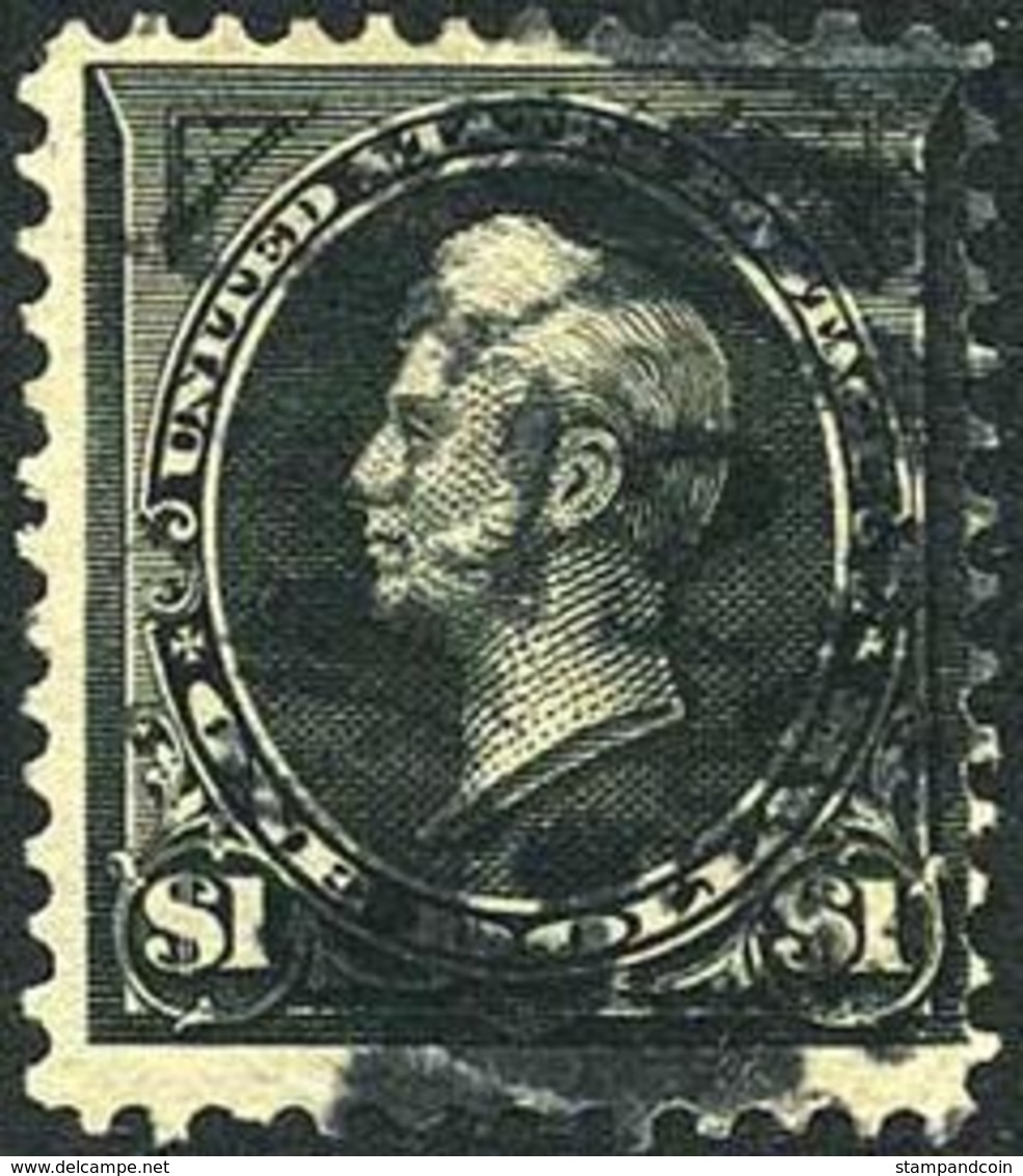 US #276A Type II Used $1 Perry Of 1895 - Used Stamps