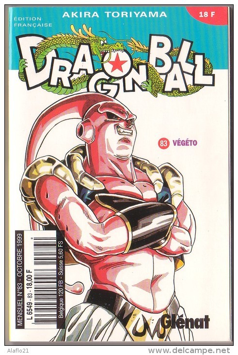 BD - DRAGON BALL N° 83 - OCTOBRE 1999 - A. Toriyama - Végéto - Mangas Version Française