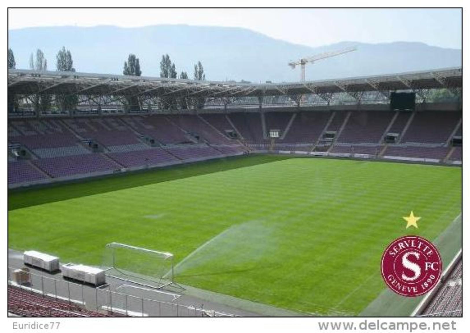 Stade De Genève (Servette FC,Switzerland) Postcard - Size: 15x10 Cm. Aprox - Voetbal