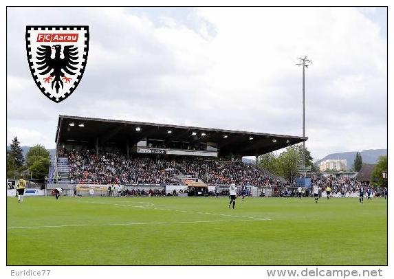 Stadium Brüggifeld (FC Aarau,Switzerland) Postcard - Size: 15x10 Cm. Aprox - Fútbol