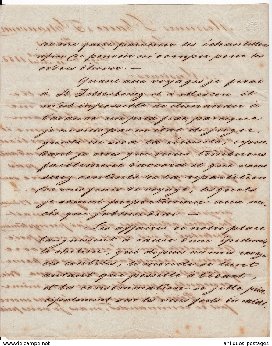 Riga 1853 Lettonie Julius Sturtz AUS RUSSLAND PRUSSE 3 VALENCIENNES 3 Papier Peint Latvija Латвия La Villette