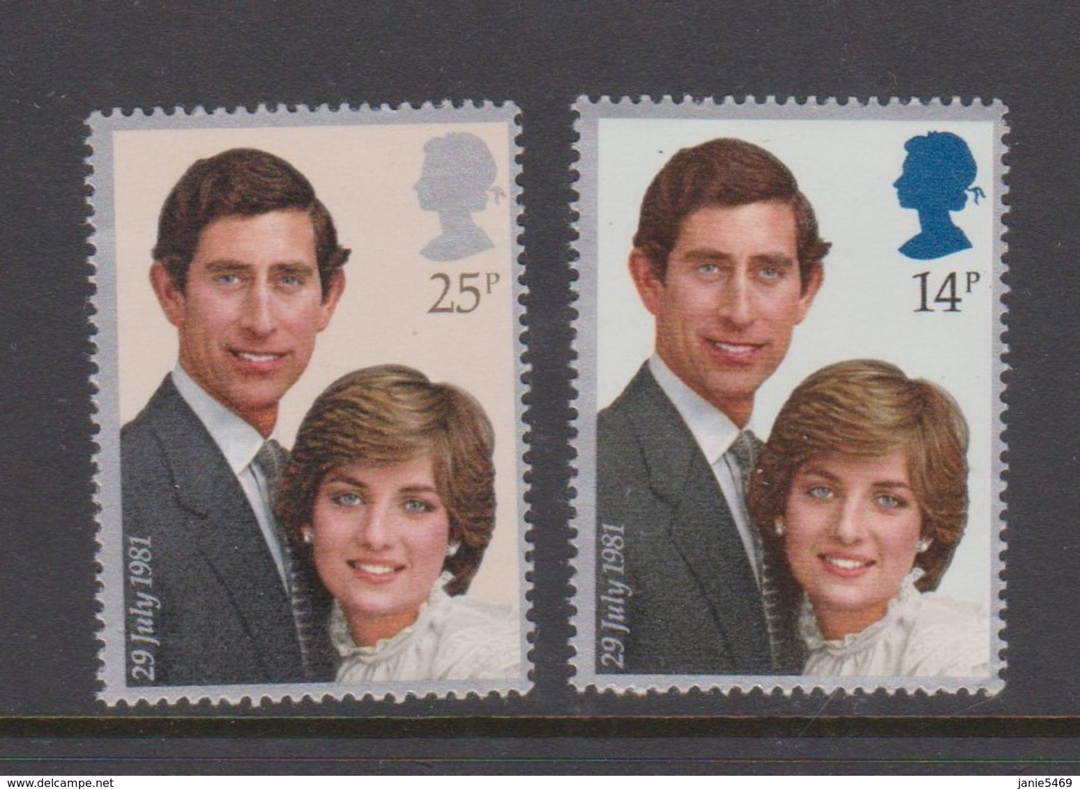 Great Britain 1981 Royal Wedding Mint Never Hinged, - Neufs