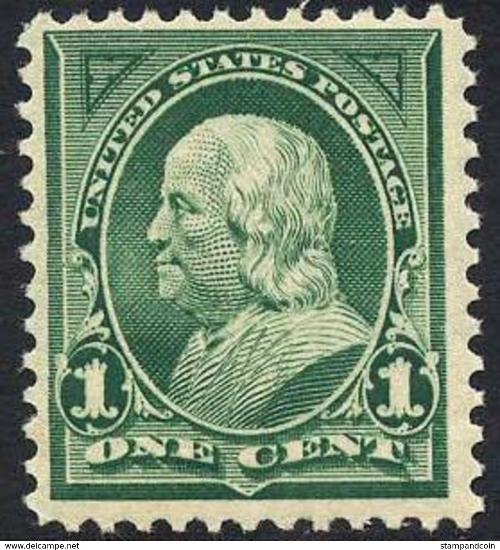 US #279 NH Mint Never Hinged 1c Franklin From 1898 - Unused Stamps