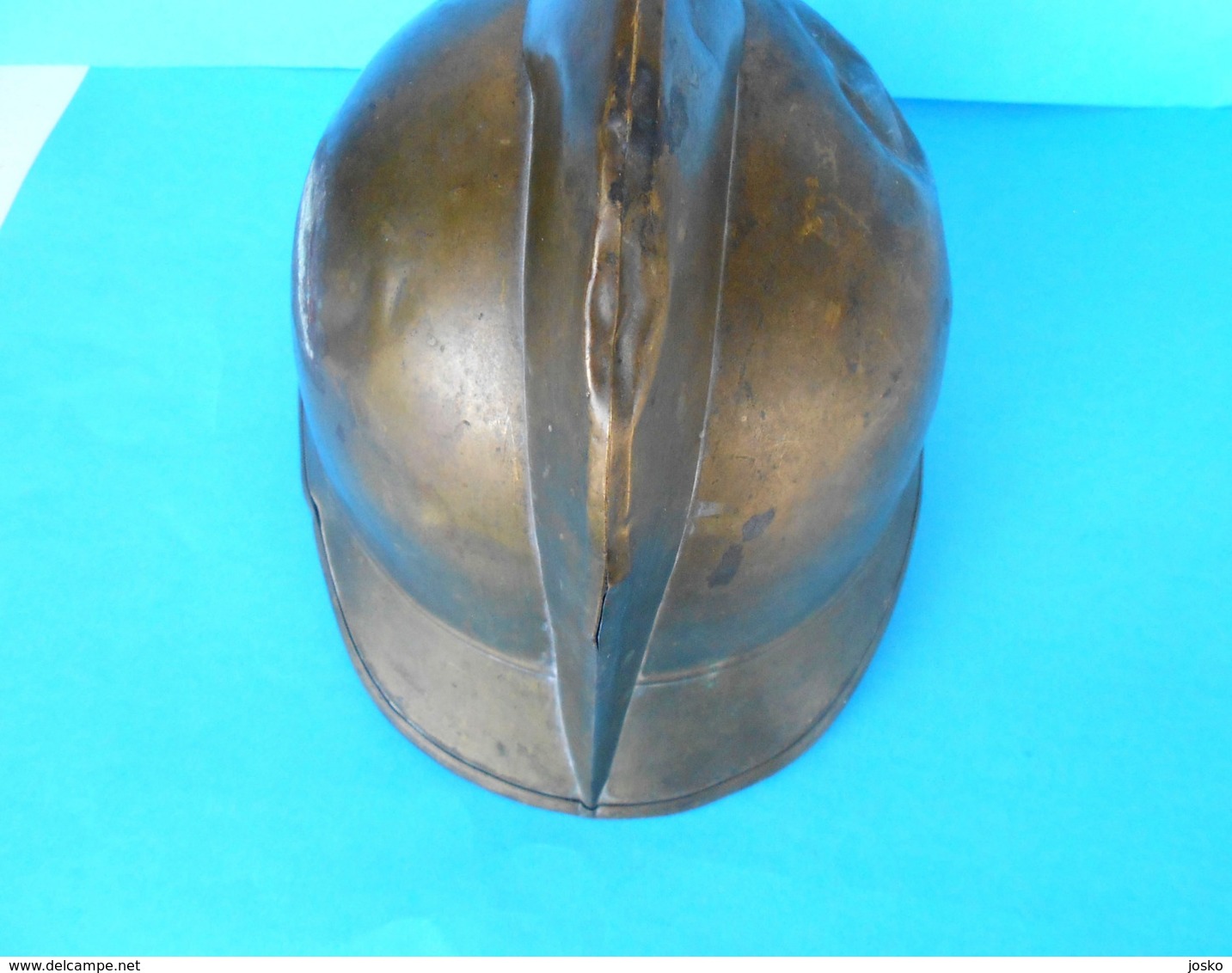 ANTIQUE FIRE HELMET 1900s ancien casque de pompier feuerwehrhelm elmetto antincendio fire department pompiers feuerwehr