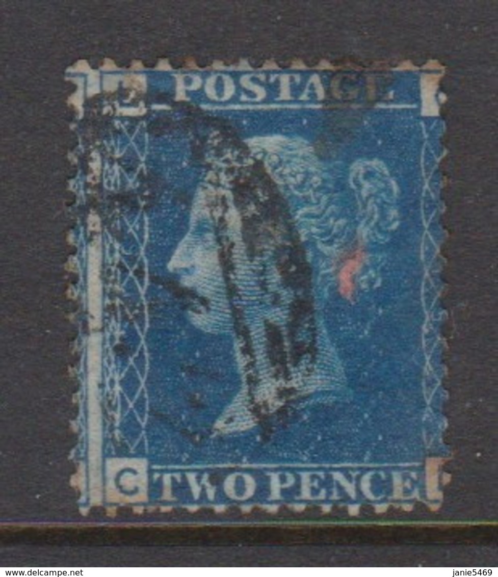 Great Britain SG 34 1854 2d Blue,used, - Usados