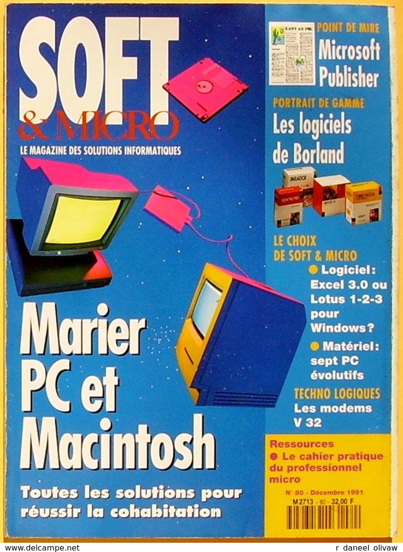 Soft & Micro N° 80 - Décembre 1991 (BE+) - Informatik