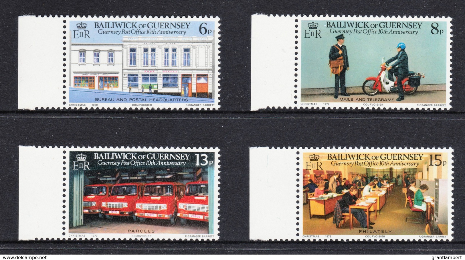 Guernsey 1979 Post Office 10th Anniversary Set Of 4 MNH - Guernsey
