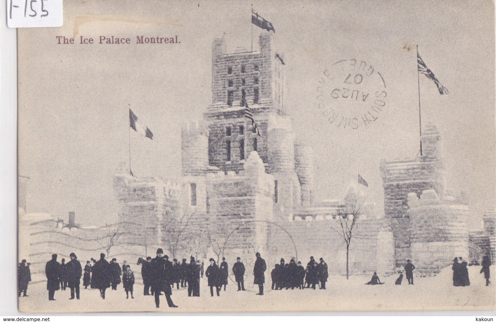 1907 - The Ice Palace, Montreal, Quebec, European Post Card Co.  (F155) - Montreal