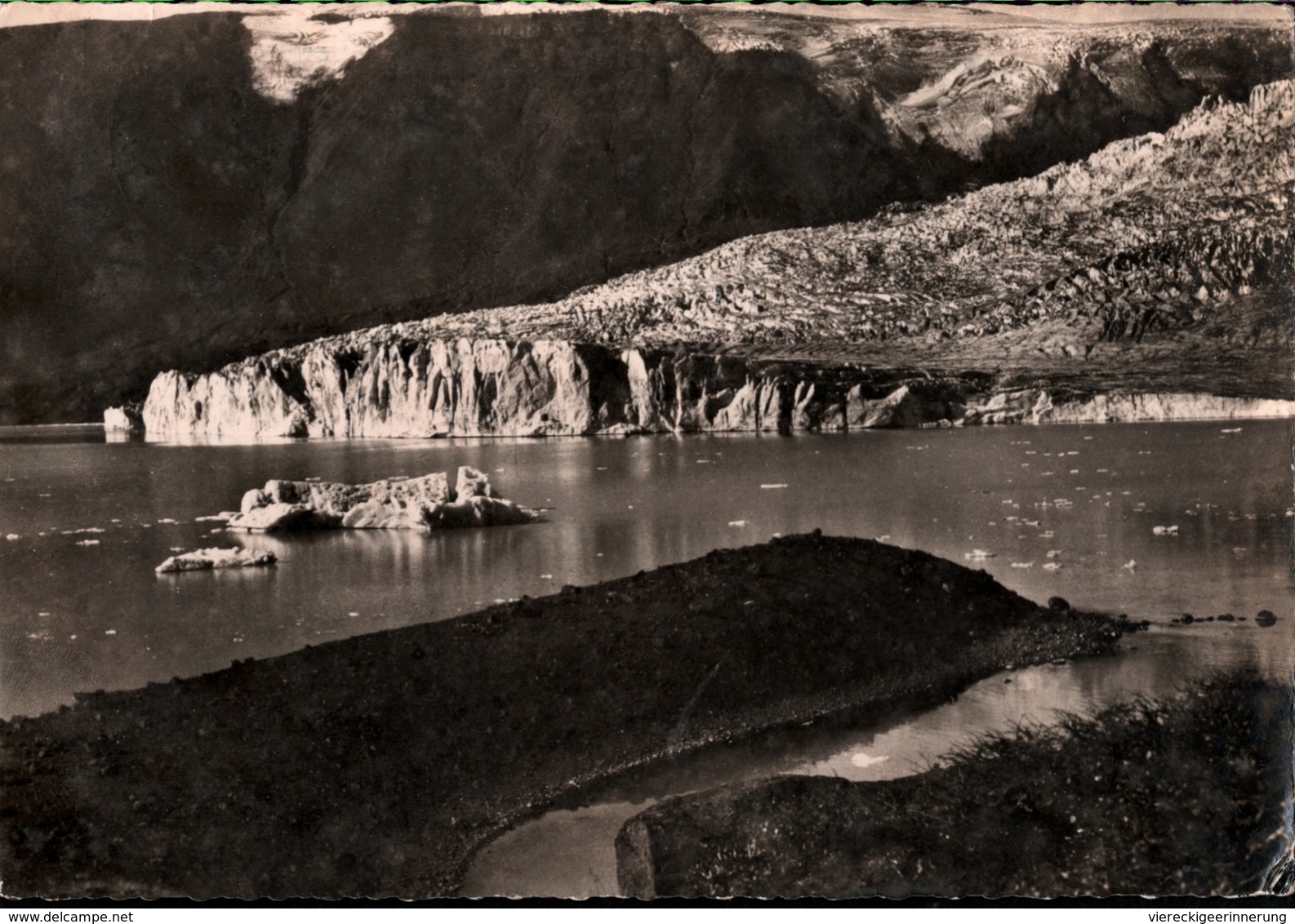 ! Alte Fotokarte, Island, Hvitarvatn, Karlsdrattur - Island