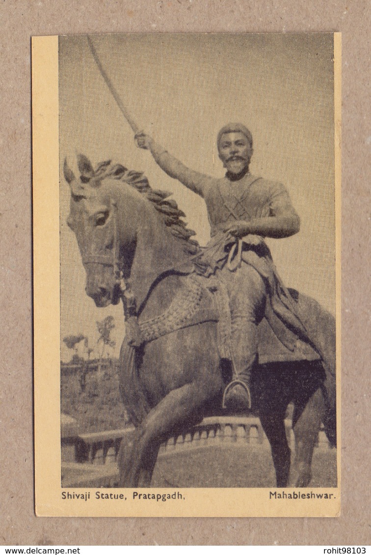 Statue Of Maharashrian Icon, Shivaji Maharaj At The Pratapgarh Fort, Mahabaleshwar, Maharashtra, India, Lot # IND 964 - India