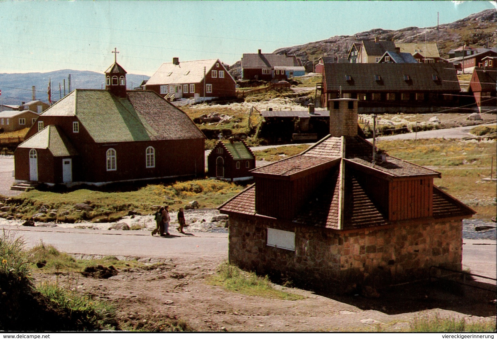 ! Modern Postcard, 1979 Qaqortog, Julianehab, Kirke, Kirche, Church, Eglise, Grönland, Greenland - Greenland