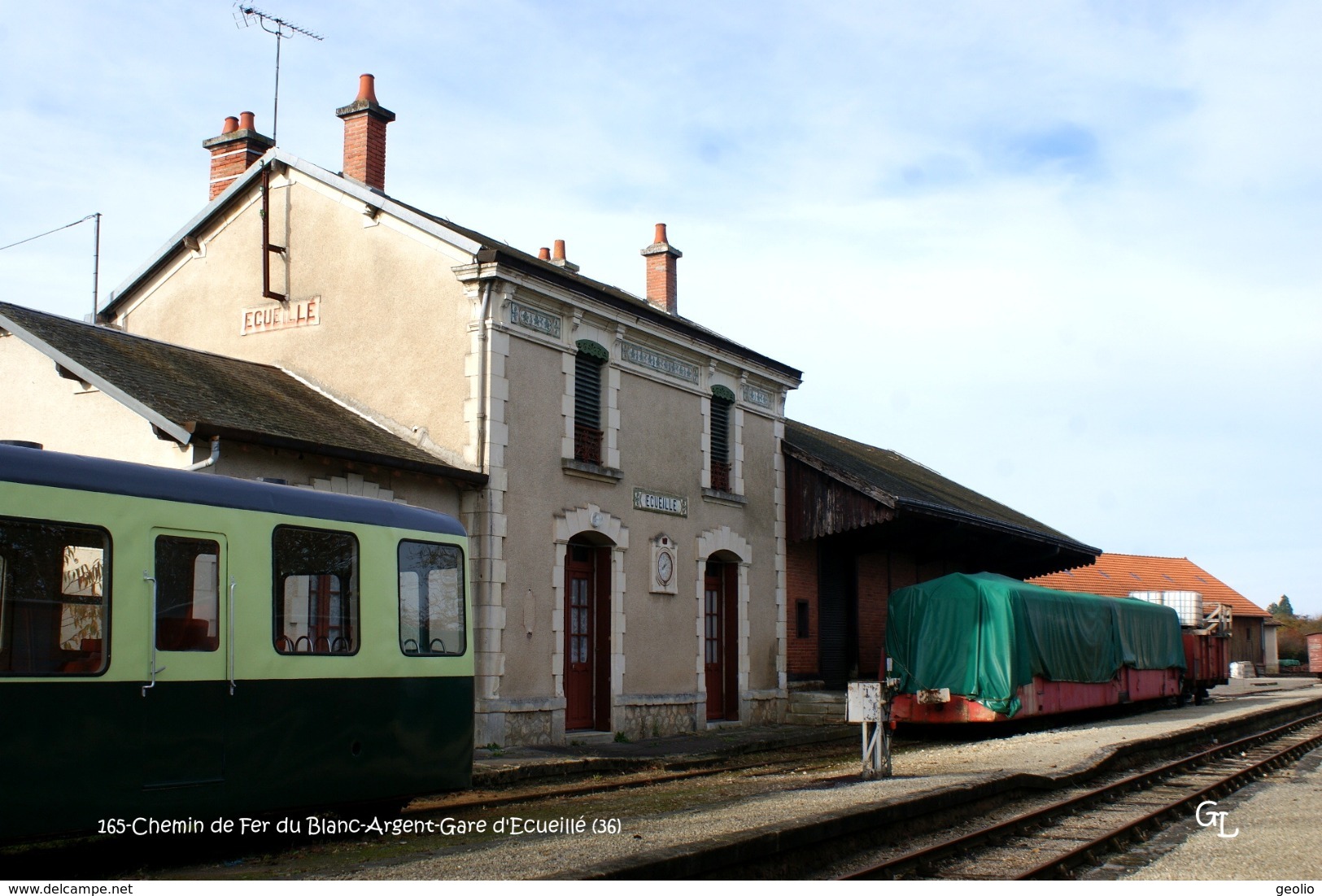 Chemin De Fer Du Blanc-Argent (36)- Gare D'Ecueillé (Edition à Tirage Limité) - Matériel