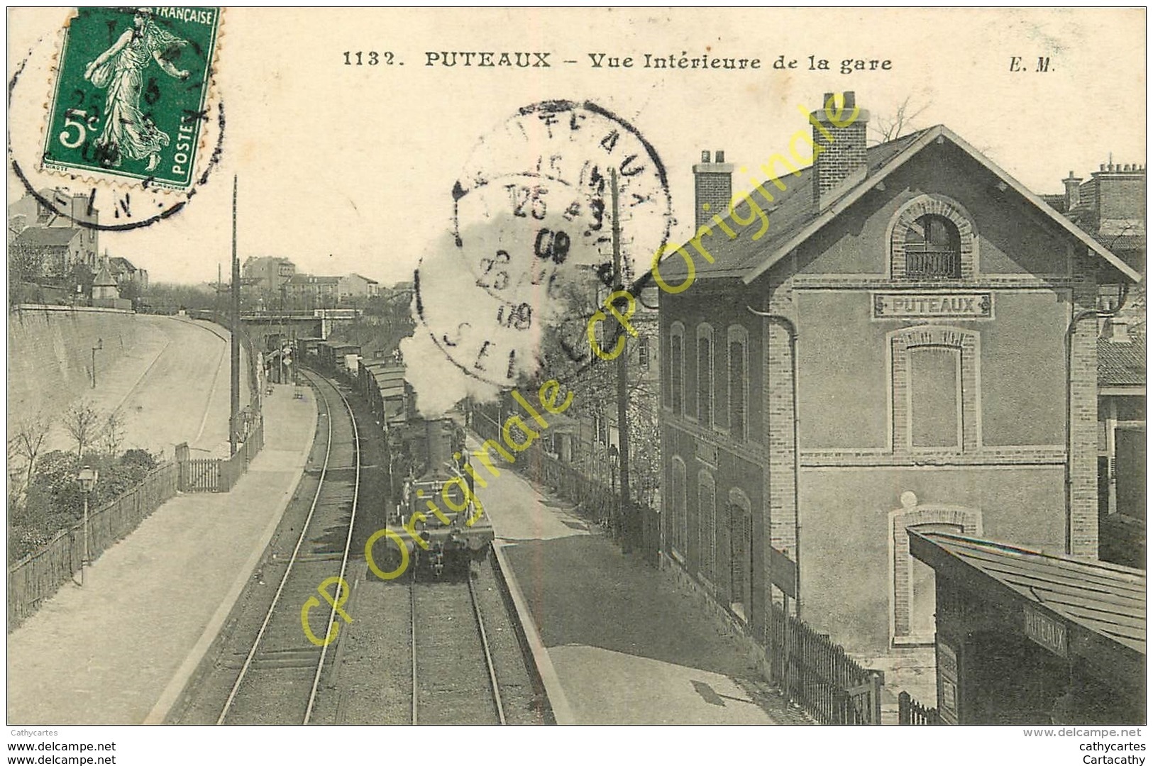 92. PUTEAUX . Vue Intérieure De La Gare . - Puteaux