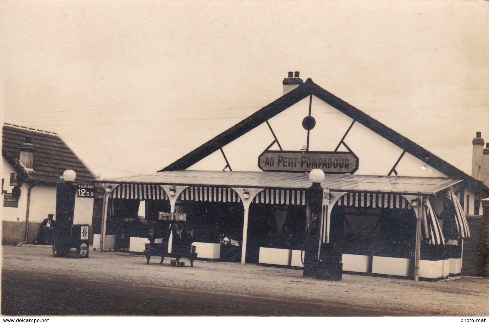 45...Briare   Cp Photo AU Petit Pompadour..(trés Rare)...537 - Briare