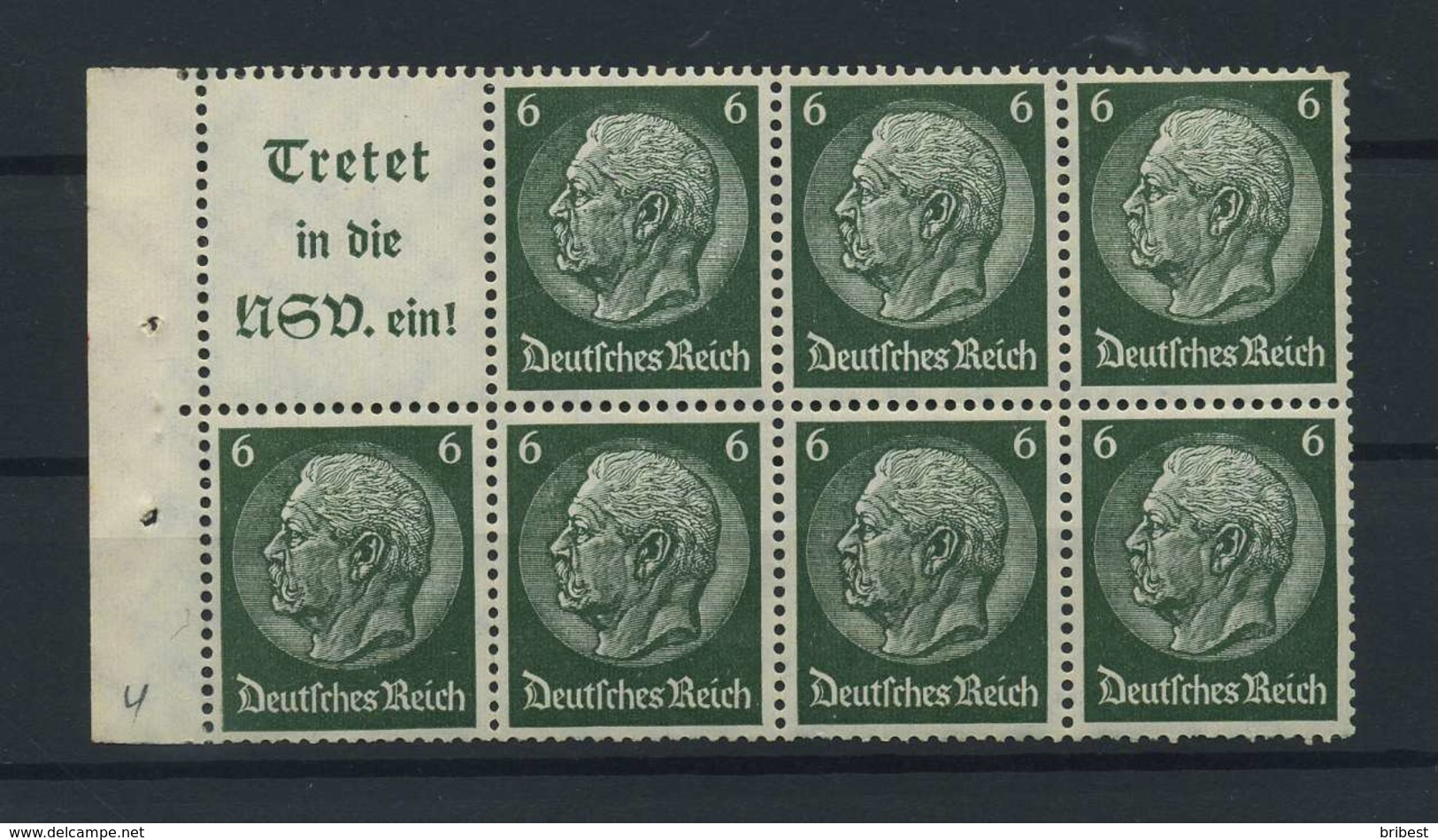 DEUTSCHES REICH 1940 ZD Nr HBl.96 Postfrisch (117965) - Zusammendrucke