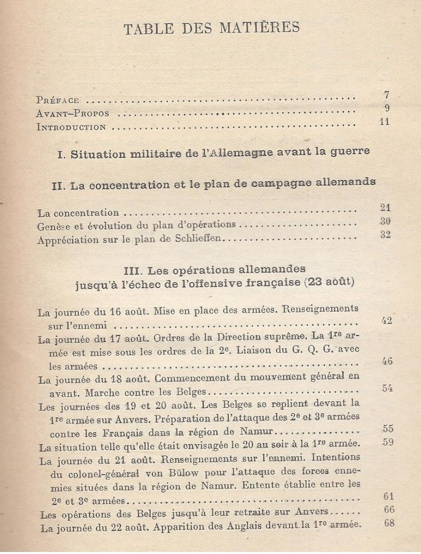 1927 LA CAMPAGNE DE LA MARNE EN 1914 GENERAL H. VON KUHL EX-CHEF D'ETAT-MAJOR DE LA PREMIERE ARMEE ALLEMANDE - Guerra 1914-18