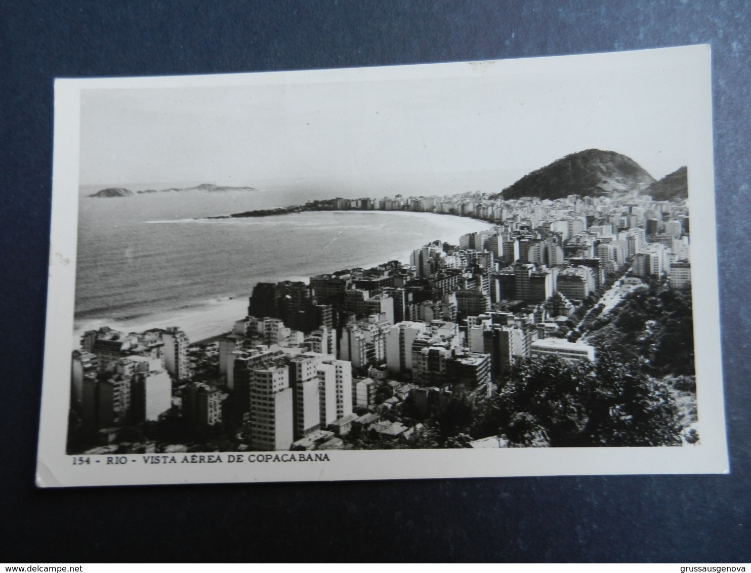 19977) BRASIL RIO DE JANEIRO PANORAMA VISTA AEREA COPACABANA NON VIAGGIATA - Rio De Janeiro