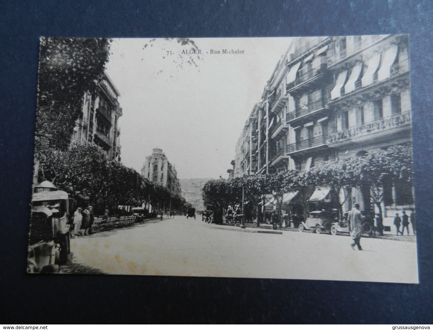 19977) ALGER RUE MICHELET VIAGGIATA 1930 - Alger