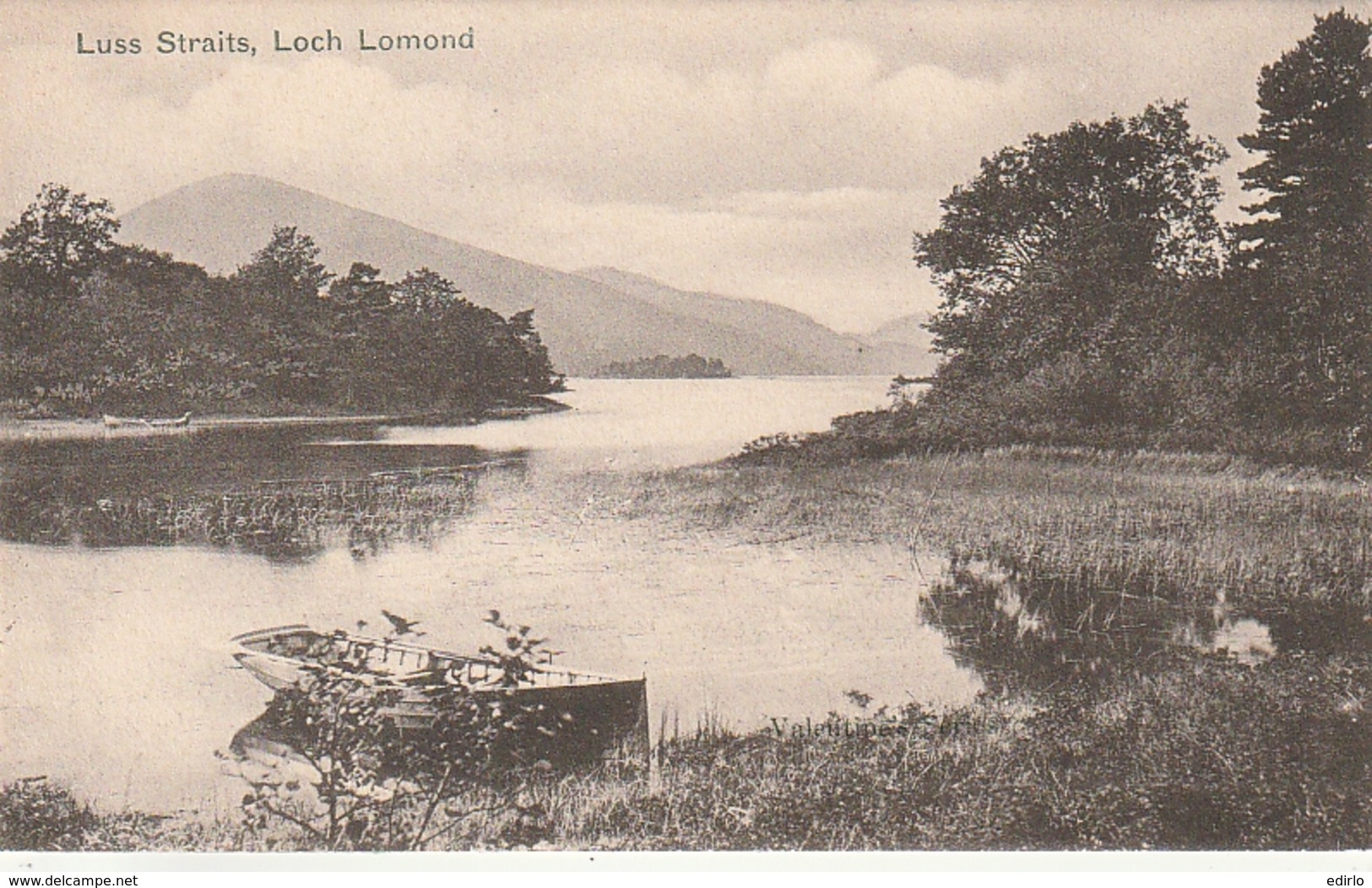 ***  SCOTLAND ***  Luss Straits LOCH LOMOND - Unused -TTBE - Dunbartonshire