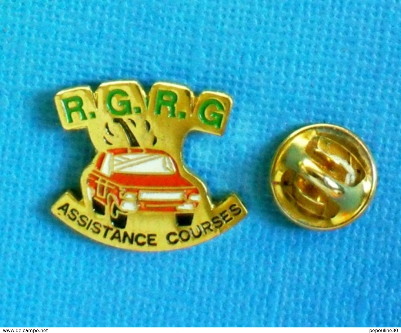 1 PIN'S //   **  R.G.R.G / ASSISTANCE COURSES ** - Autres & Non Classés