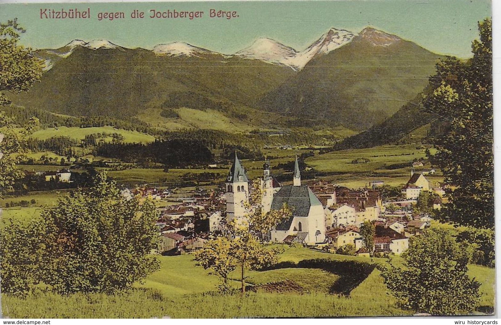 AK 0315  Kitzbühel Gegen Die Jochberger Berge - Verlag Ritzer Um 1907 - Kitzbühel