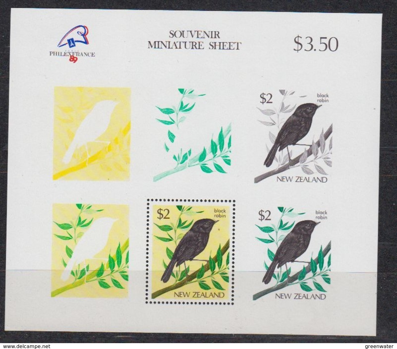 New Zealand 1989 Philexfrance M/s ** Mnh (44598) - Blokken & Velletjes