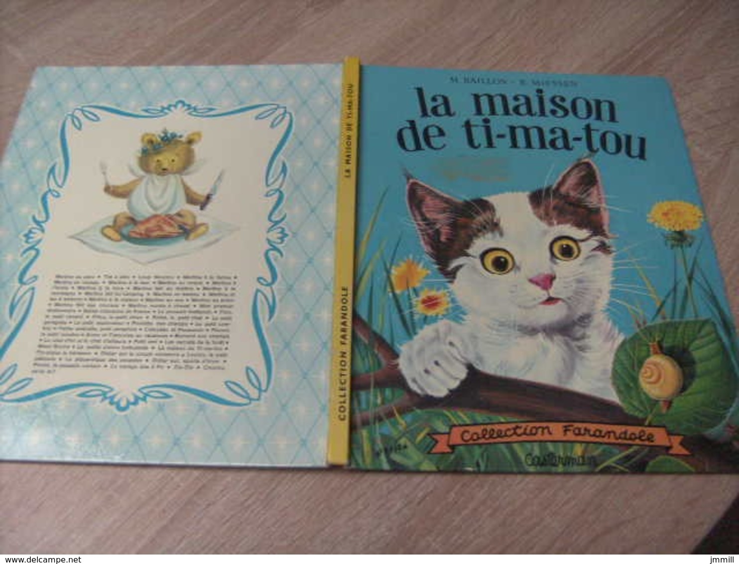 Ancienne Edition Collection Farandole : La Maison De Ti-ma-tou - Casterman