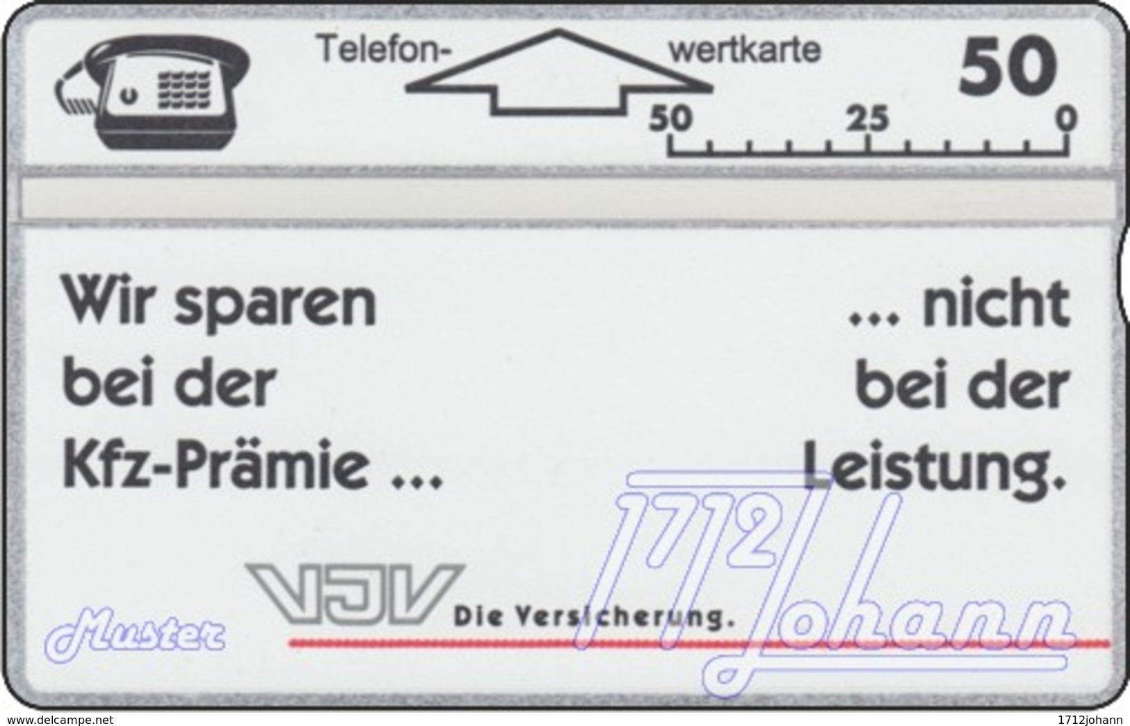 AUSTRIA Private: *VJV-Versicherung* - SAMPLE [ANK P80] - Oesterreich