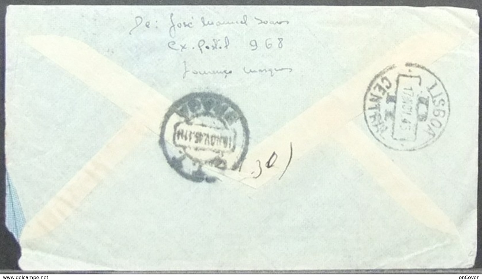 Mozambique - Registered Cover To Portugal 1945 - Mozambique