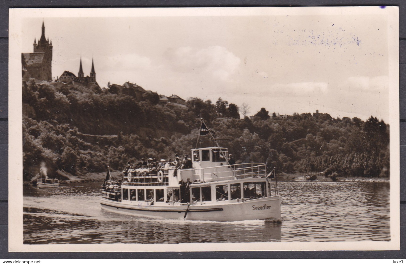 GERMANY ,  Bad Friedrichshall ,  Ship  Seeadler ,    OLD  POSTCARD - Bad Friedrichshall