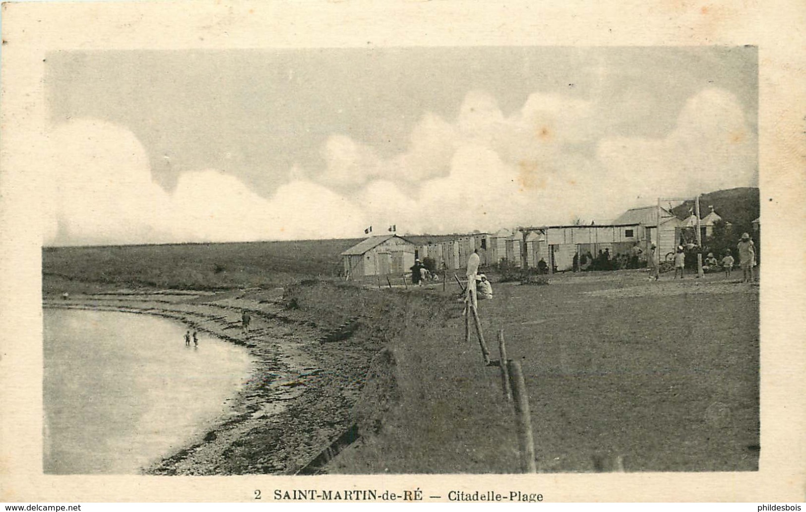 CHARENTE MARITIME  SAINT MARTIN DE RE Citadelle Plage - Saint-Martin-de-Ré