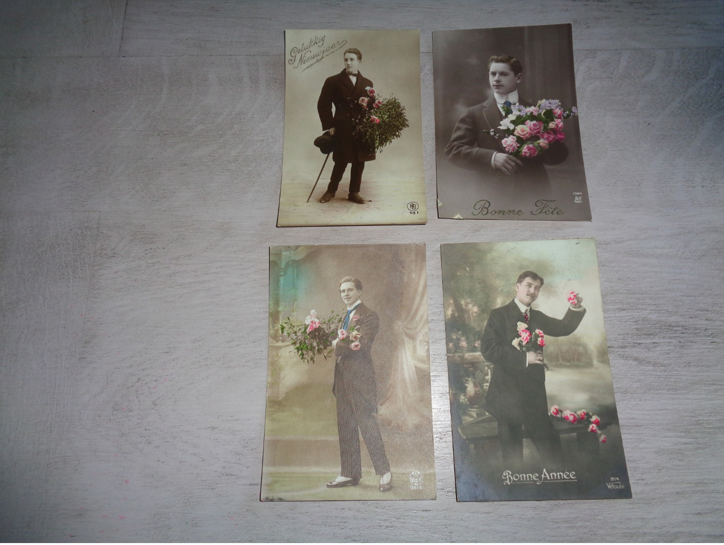 Beau Lot De 60 Cartes Postales De Fantaisie  Hommes  Homme   Mooi Lot 60 Postkaarten Van Fantasie Mannen Man -  60 Scans - 5 - 99 Cartes