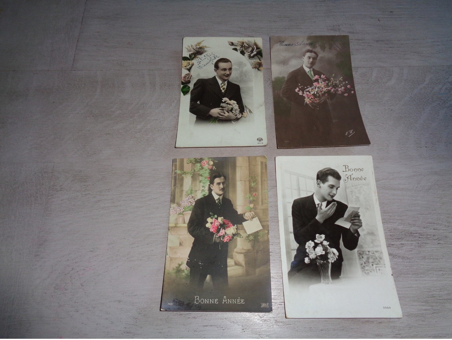 Beau lot de 60 cartes postales de fantaisie  hommes  homme   Mooi lot 60 postkaarten van fantasie mannen man -  60 scans