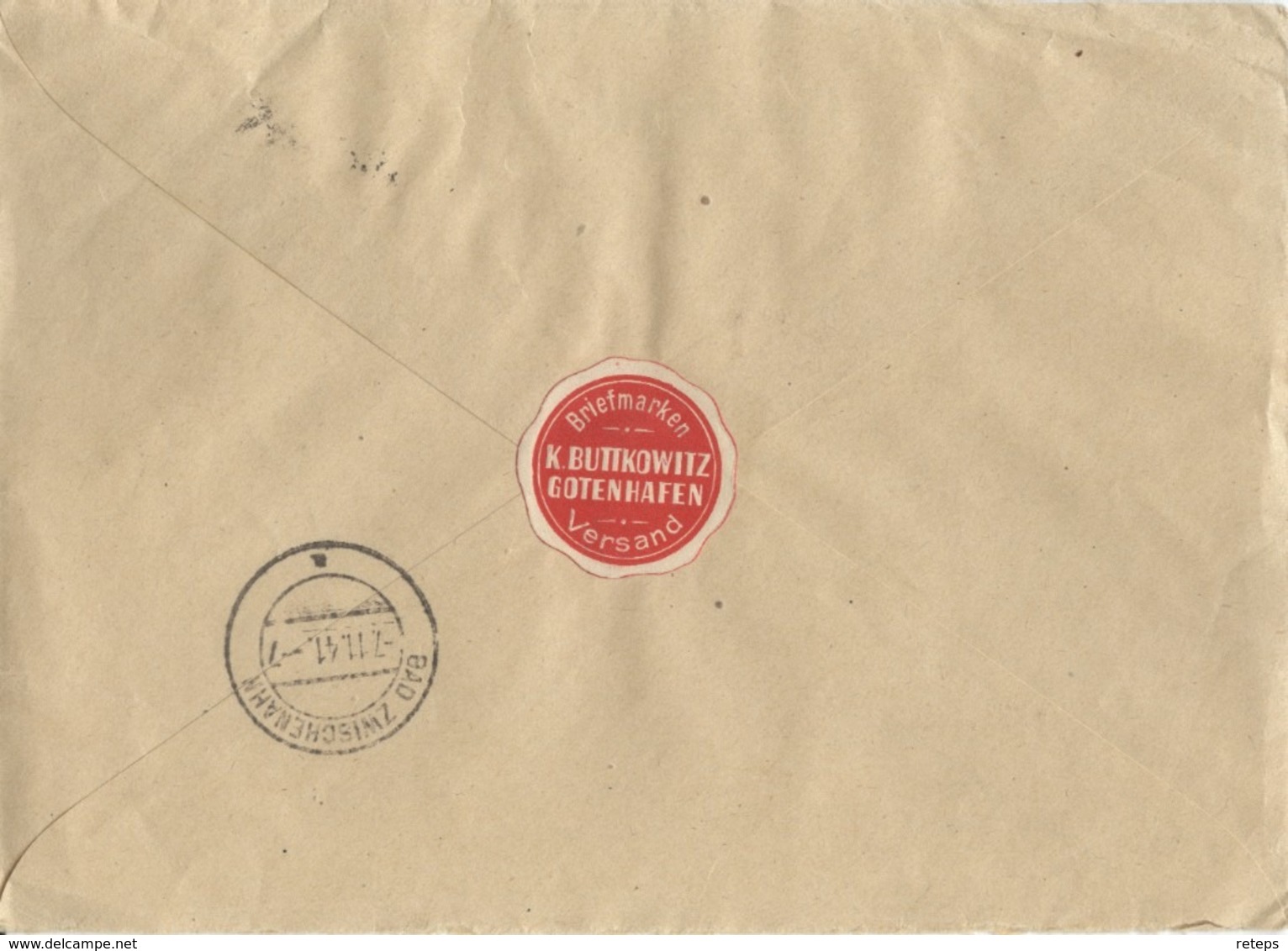 DR Mi-Nr 780+803  /braunes Band 1941 + Preis Von Hoppegarten,  Echt Gelaufener Porto-gerechter R-Brief - Briefe U. Dokumente