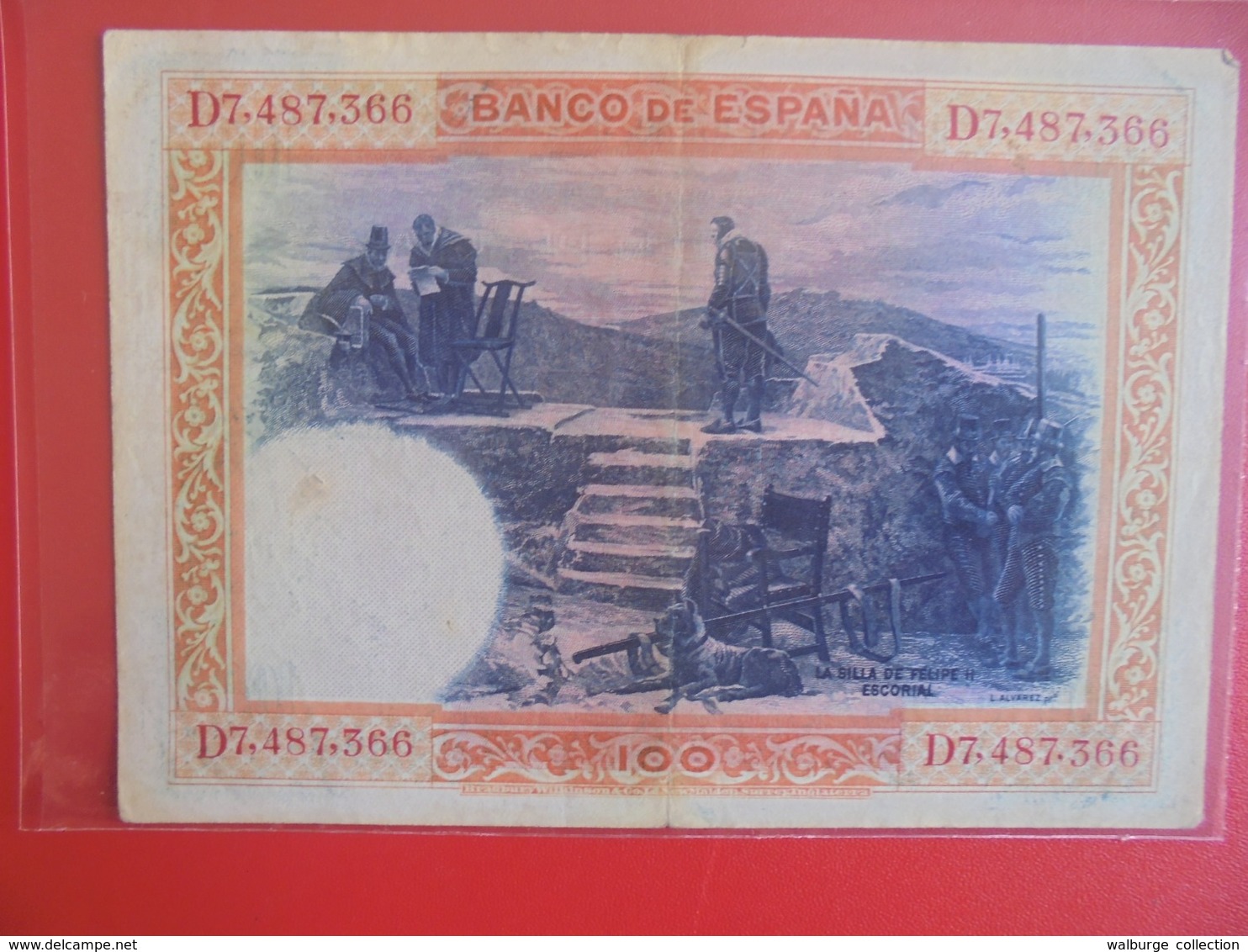 ESPAGNE 100 PESETAS 1925 CIRCULER (B.7) - 100 Pesetas