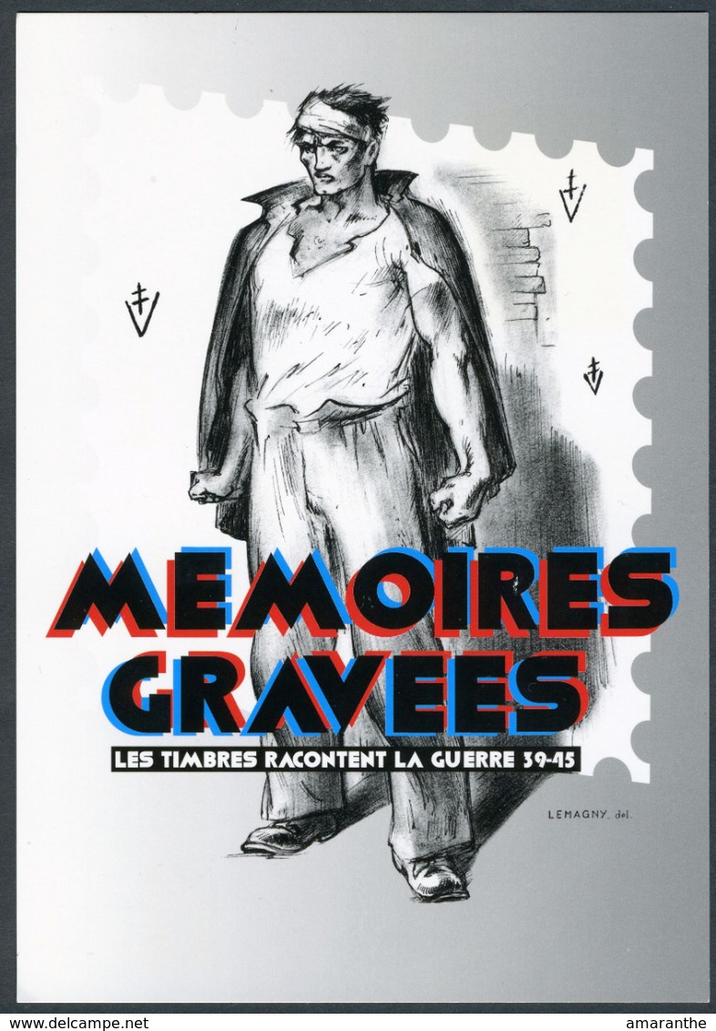 Guerre 39-45 - Exposition "Mémoires Gravées" Musée De La Poste Paris - Prêts-à-poster: TSC Et Repiquages Semi-officiels