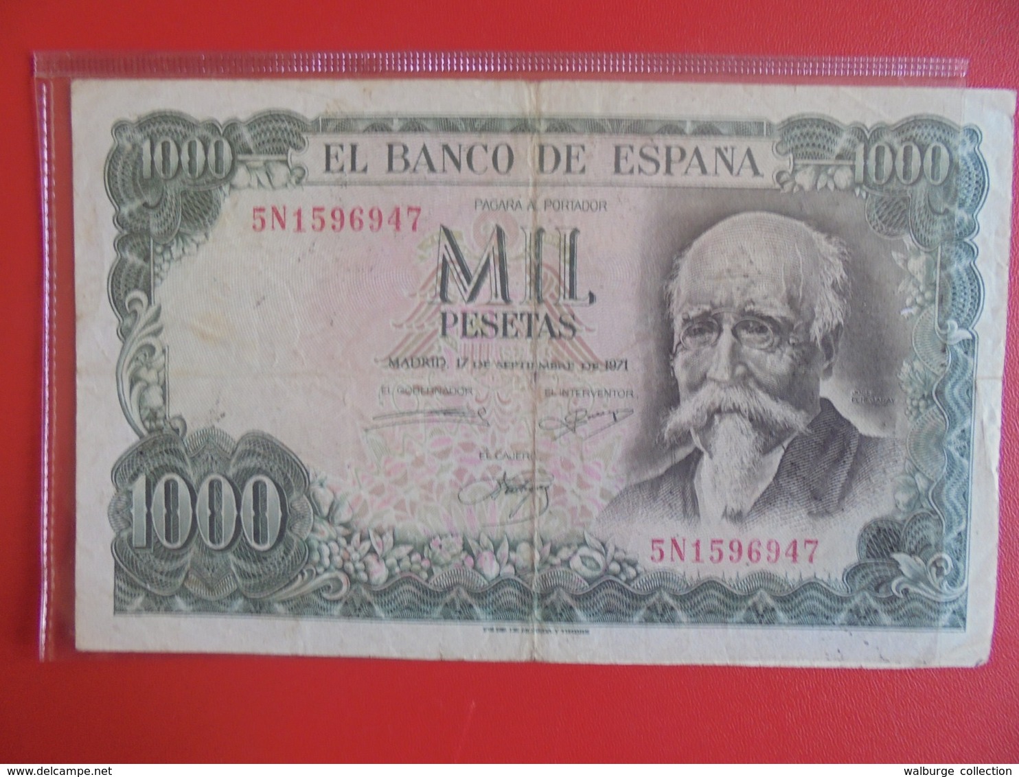 ESPAGNE 1000 PESETAS 1971 CIRCULER (B.7) - 1000 Pesetas