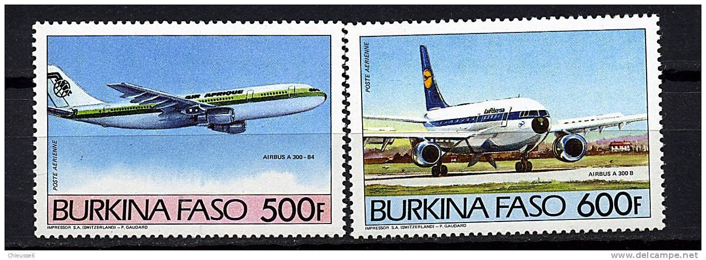 Burkina-Faso ** PA N° 286/287 - Avions Anciens Et Modernes - Burkina Faso (1984-...)