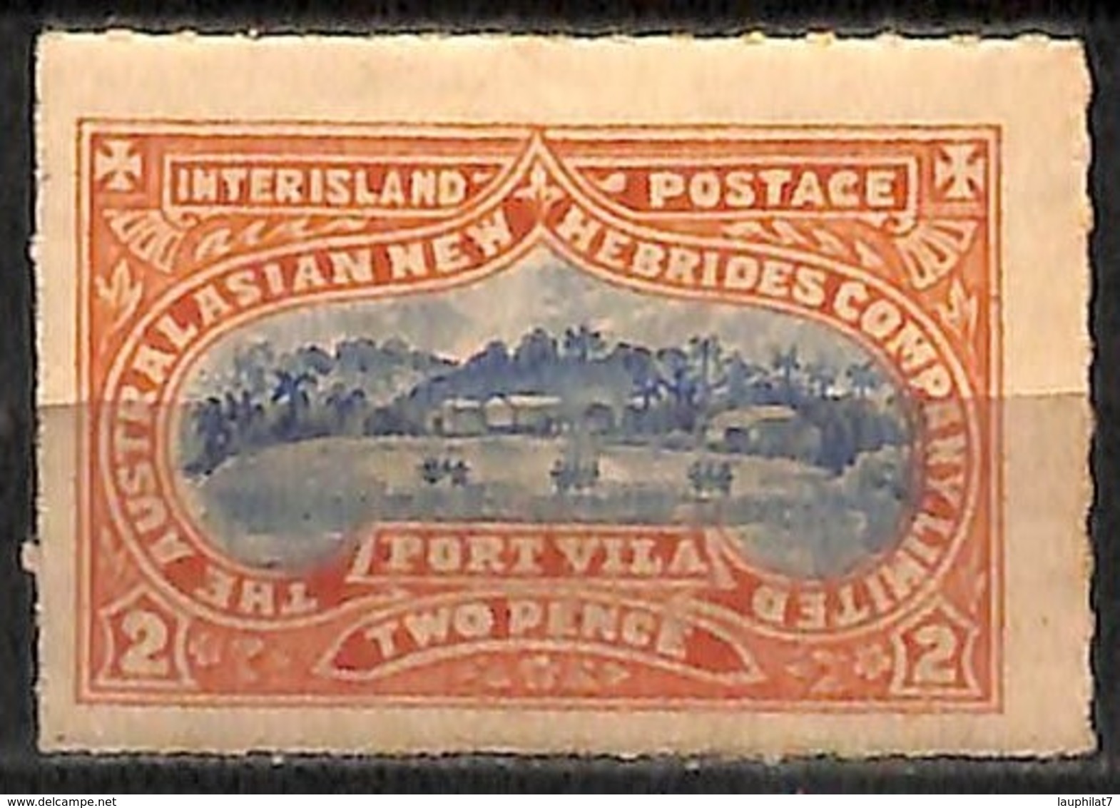 [828411]TB//*/Mh-Nouvelles-Hébrides         1911 - 2p Orange, INTERISLAND POSTAGE - THE AUSTRALASIAN NEW HEBRIDES COMPAN - Unused Stamps