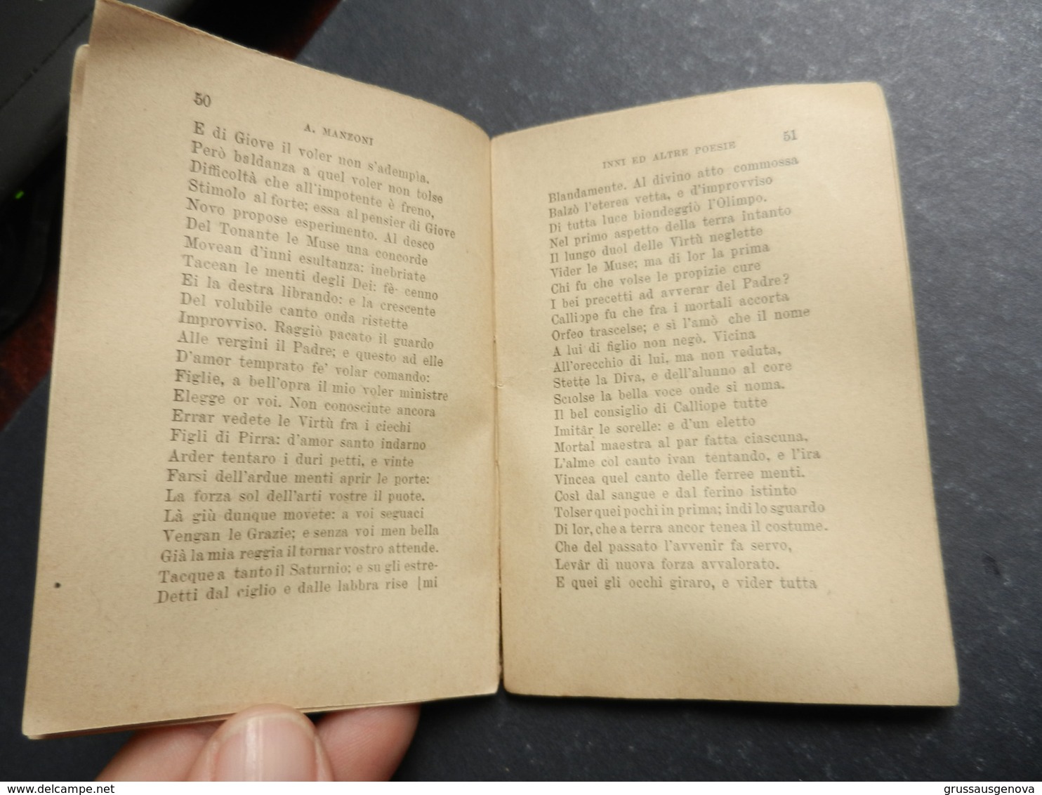7ogg) ALESSANDRO MANZONI INNI SACRI ED ALTRE POESIE Ed PERINO ROMA 1891 - Libri Antichi
