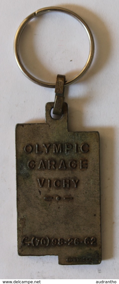 Ancien Porte Clés Peugeot Olympic Garage Vichy Automobile Voiture - Voitures