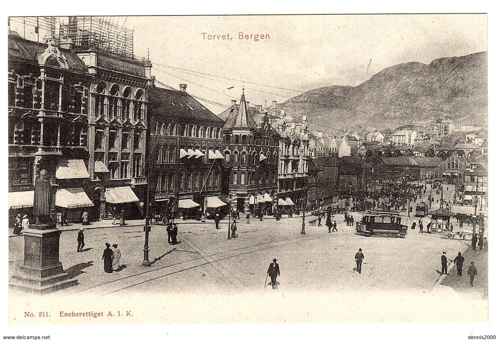 BERGEN - Torvet, Bergen - Ed. A. I. K., N°811 - Norvegia