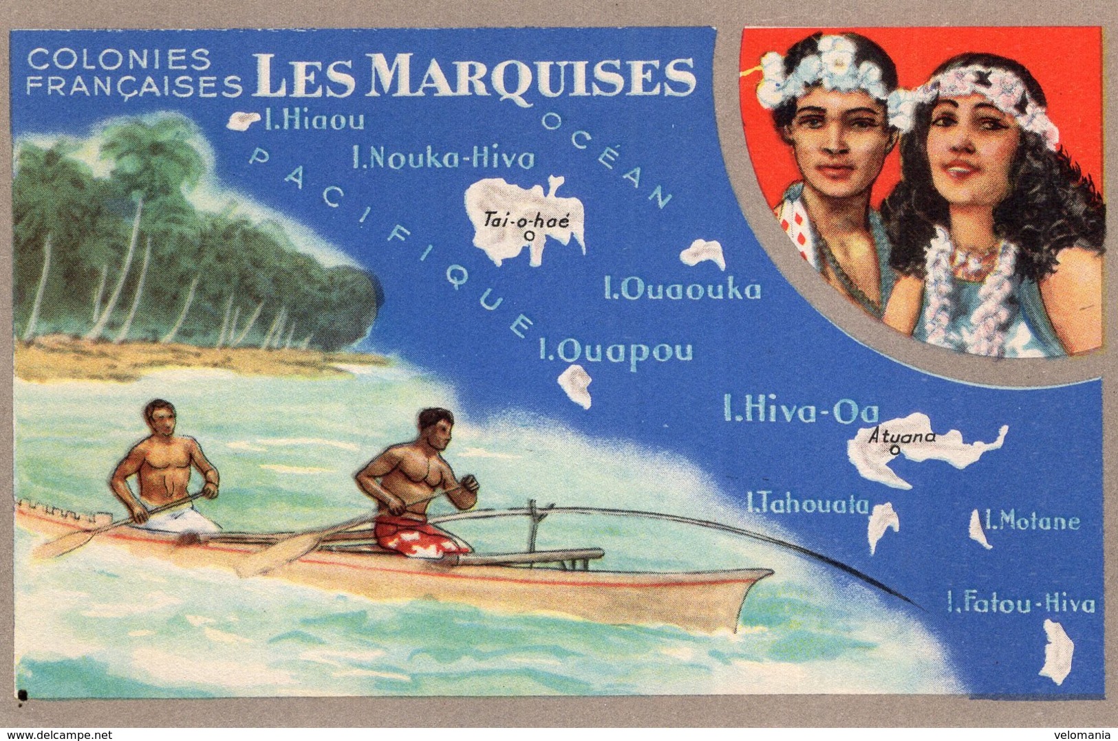 3726 Cpa Publicité Produits Chimiques Lion Noir - Les Colonies Françaises: Les Marquises - Publicité