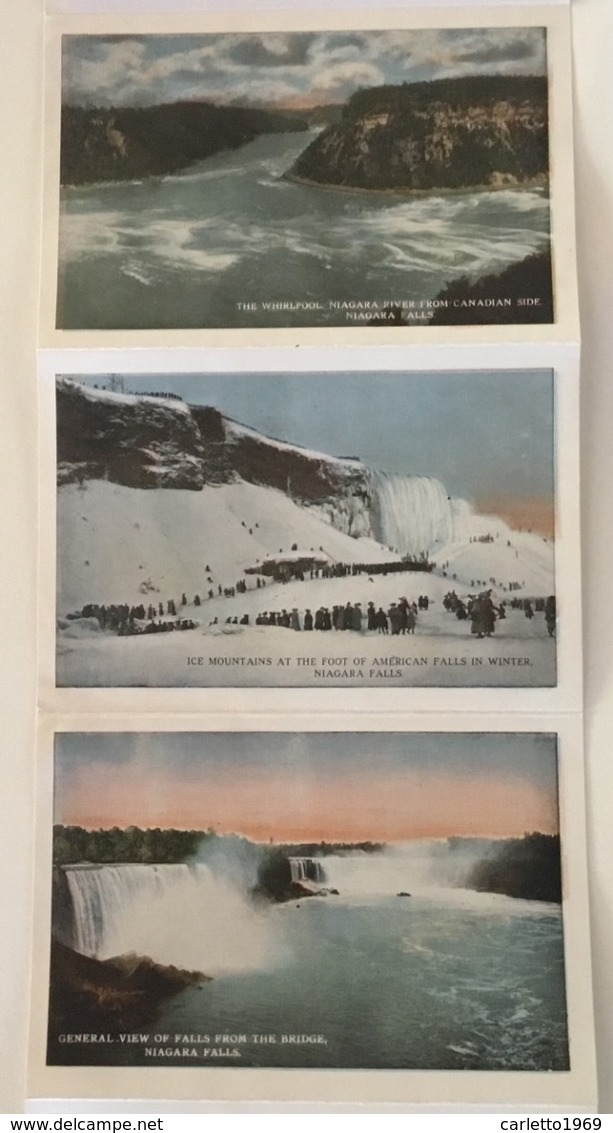 SOUVENIR FROM NIAGARA FALLS 22 POSTCARD 1913 - Niagarafälle