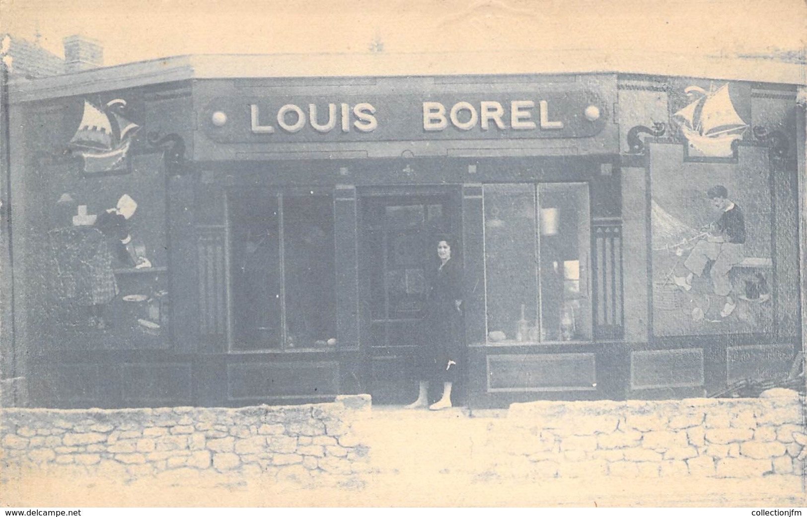 CPA FRANCE 17 "Oléron, Boutique Louis BOREL" - Ile D'Oléron
